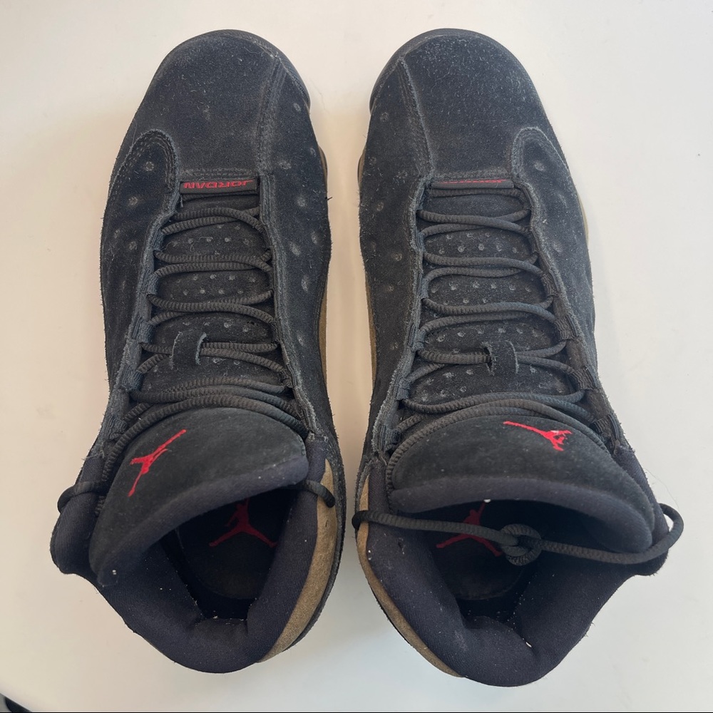 Nike Air Jordan 13 Retro Olive size 10 OG XIII 414571–006 Black Green - Picture 8 of 8